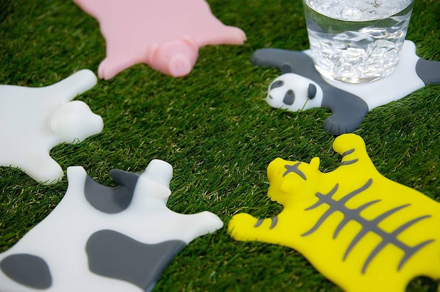 ふくらP コースター まとめ売り Amazon｜ビッテ アニマルラグコースター ブタ 044Animal_Pig